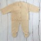 DAN Camel Cable Knit Trouser Suit