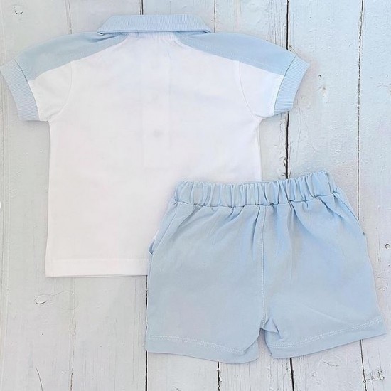 DEO Baby Blue Shorts Set