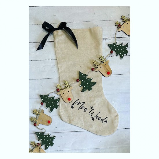 Personalised Christmas stocking