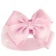 Pink Glitter Bow Headband