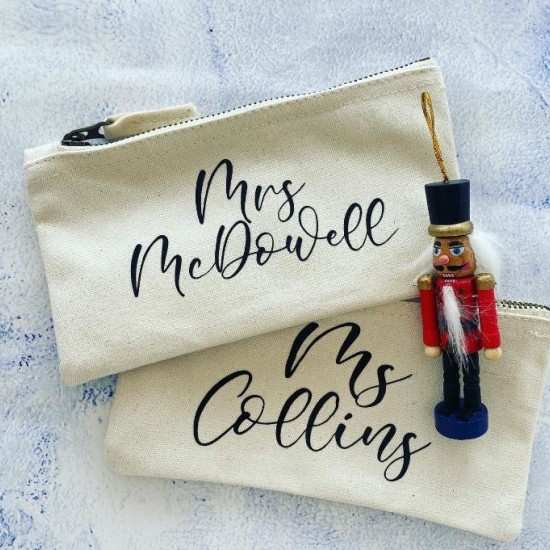 Personalised Surname Pouch