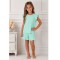 Girl Frill short set - mint