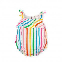 Agatha striped romper