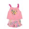 Agatha Pink Spotty Vest And Shorts Set