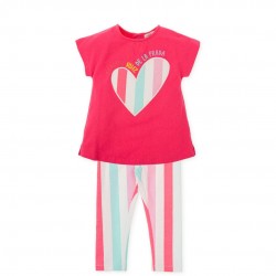 Agatha striped legging set