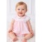 Babidu White And Pink Romper Dress