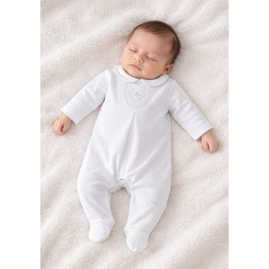 Blues Baby White Baby Grow
