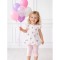 Deolinda White Patterned Top and Legging Set 