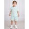 Little Nosh Mint Green Sailor Short Set