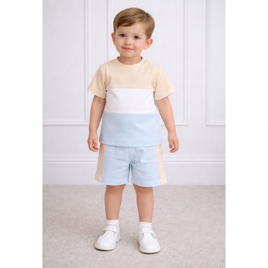 Trio colour short set