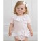 Little Nosh Pink With White Ruffle Jam Pant Set