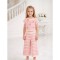  Mayoral Pink Striped Crocheted Trouser Set 