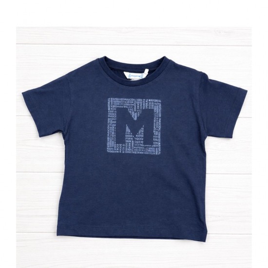 Mayoral Navy Printed T Shirt