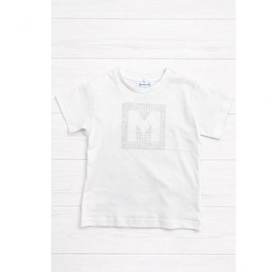 Mayoral White Printed T Shirt