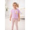 Mayoral Lilac T Shirt And Patterned Legging Set