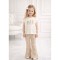  Mayoral Cream Time To Bloom T Shirt And Striped Legging Set
