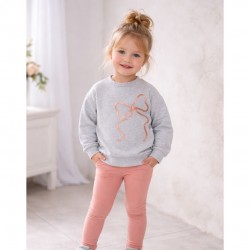 Mayoral Grey Bow Jumper and Leggings Set