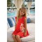 Mayoral Red Printed Dress