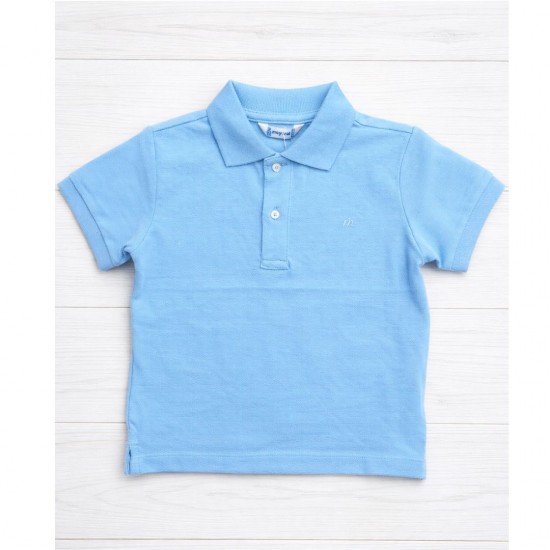 Mayoral Sky Blue Polo Shirt