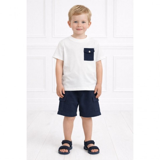 Mayoral Two T Shirts And Shorts Set