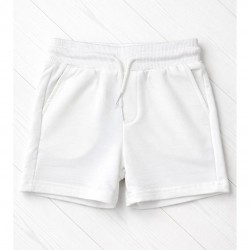 Mayoral White Fleece Shorts