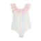 Meia Pata Striped Cayo Coco Swimsuit