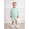 Pastels & Co Mint Velour Jumper And Shorts Set