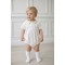 PEX Cream And Tan Romper