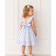 Rapife White And Blue Patterened Dress 