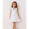 Rapife White And Blue Patterened Dress 