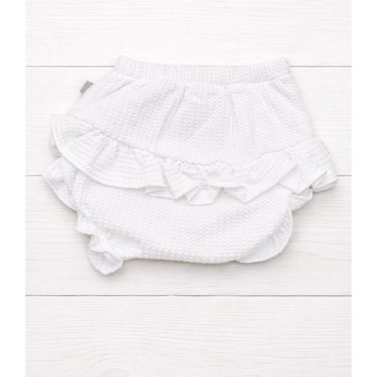 Calamaro White Frilled Jam Pants