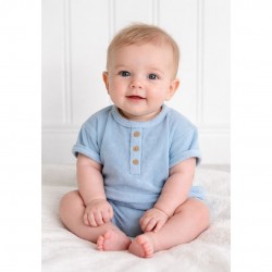 Calamaro Blue T Shirt And Jam Pants Set