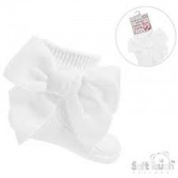 white velvet bow ankle sock white velvet bow ankle sock