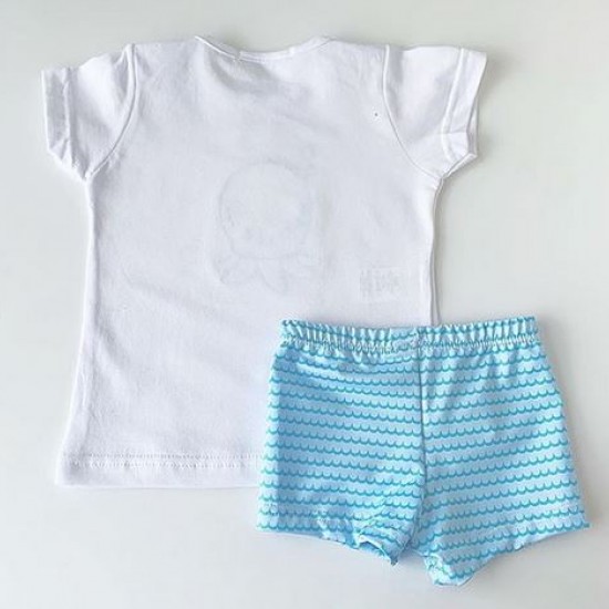 CALA Blue Swimming Trunks and T-Shirt
