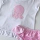 CALA Pink Bikini Bottoms and T-Shirt