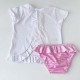 CALA Pink Bikini Bottoms and T-Shirt