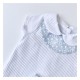 CEY Blue Broderie Anglaise Jam Pant Suit CEY Blue Broderie Anglaise Jam Pant Suit
