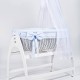 MJ Miranda Due Wicker Crib PINK MJ Miranda Due Wicker Crib PINK
