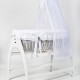 MJ Miranda Due Wicker Crib PINK MJ Miranda Due Wicker Crib PINK