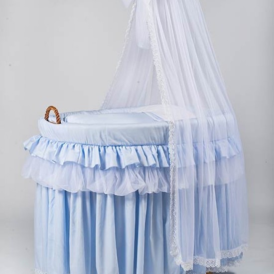 MJ Titania Wicker Crib WHITE MJ Titania Wicker Crib WHITE