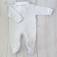DEO Blue Quilted Babygrow