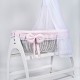 MJ Miranda Due Wicker Crib PINK MJ Miranda Due Wicker Crib PINK