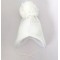 PES White Knitted Pom Pom Hat (NEW STYLE)