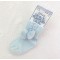 Blue Pom Pom Ankle Socks