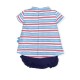 TUT Blue/Red Striped Dress & Knickers with Red Bow