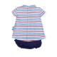 TUT Blue/Red Striped Dress & Knickers with Red Bow TUT Blue/Red Striped Dress & Knickers with Red Bow