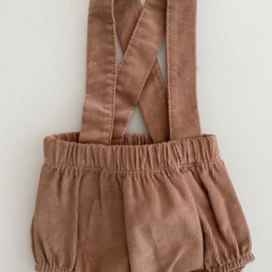 CALA Camel Cord Jam Pants with Braces CALA Camel Cord Jam Pants with Braces