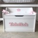 White Personalised Toy Box - DELIVERY INCLUDED 