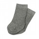 TAM Grey Ribbed Knee High Socks